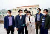 Phó Chủ tịch UBND thành phố Lê Khắc Nam kiểm tra tiến độ các dự án tại Khu huấn luyện đua thuyền thành phố Hải Phòng phục vụ SEA Game 31