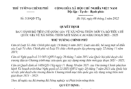 Ban hành Bộ tiêu chí xã nông thôn mới giai đoạn 2021-2025