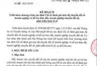 Triển khai chương trình xác định Chỉ số đánh giá mức độ chuyển đổi số doanh nghiệp và hỗ trợ thúc đẩy doanh nghiệp chuyển đổi số, phát triển kinh tế số