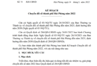 Kế hoạch chuyển đổi số thành phố Hải Phòng năm 2022