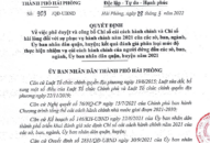 Phê duyệt và công bố Chỉ số cải cách hành chính và Chỉ số hài lòng đối với sự phục vụ hành chính năm 2021 của các sở, ban, ngành, UBND quận, huyện
