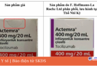 Cục Quản lý Dược thông báo một loại thuốc giả dùng trong bệnh xương khớp xuất hiện trên thị trường
