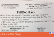 Người lao động Nhà máy giày Tam Cường Vĩnh Bảo được hỗ trợ xăng xe, điều chỉnh phụ cấp thâm niên