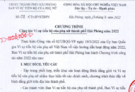 Chương trình công tác vì sự tiến bộ của phụ nữ thành phố Hải Phòng năm 2022