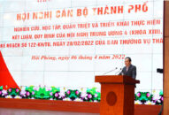 Hội nghị trực tuyến cán bộ thành phố nghiên cứu, học tập, quán triệt và triển khai thực hiện Kết luận của Hội nghị Trung ương 4 (khóa XIII)