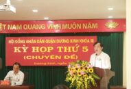 Kỳ họp thứ 5, HĐND quận Dương Kinh thông qua 10 dự thảo Nghị quyết quan trọng