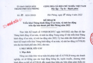 Kế hoạch triển khai Tháng hành động về an toàn, vệ sinh lao động