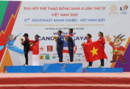 SEA Games 31: Vận động viên Nguyễn Thị Hương thi đấu xuất sắc đoạt huy chương vàng môn đua thuyền đơn nữ Canoeing 500m