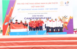 SEA Games 31: Đội đua thuyền Canoeing Việt Nam xuất sắc đoạt thêm 2 huy chương vàng ngày thi đấu thứ 3