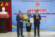 Công nhận đồng chí Vương Toàn Thu Thủy giữ chức Bí thư Thành đoàn Hải Phòng khóa XIII, nhiệm kỳ 2017-2022