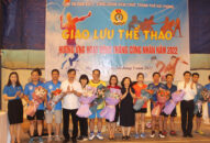 Gần 100 vận động viên tham gia giao lưu thể thao hưởng ứng hoạt động Tháng công nhân năm 2022