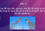 Điều 11. Hồ sơ đề nghị cấp, gia hạn, sửa đổi, bổ sung nội dung Giấy phép sử dụng tần số và thiết bị vô tuyến điện đối với đài nghiệp dư (Thông tư 04/2021/TT-BTTTT hướng dẫn thủ tục cấp giấy phép sử dụng tần số vô tuyến điện)