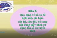Thông tư 04/2021/TT-BTTTT hướng dẫn thủ tục cấp giấy phép sử dụng tần số vô tuyến điện