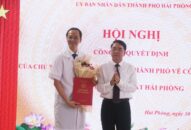 Bổ nhiệm đồng chí Nguyễn Đức Quân giữ chức vụ Giám đốc Bệnh viện Mắt Hải Phòng