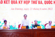 Đoàn ĐBQH thành phố Hải Phòng tiếp xúc cử tri huyện An Dương báo cáo kết quả Kỳ họp thứ Ba, Quốc hội khóa XV