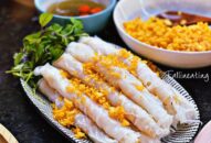 Về Đồ Sơn thưởng thức bánh cuốn nhân tôm