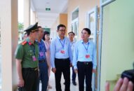 Lãnh đạo thành phố kiểm tra công tác tổ chức Kỳ thi tuyển sinh lớp 10 THPT năm 2022-2023