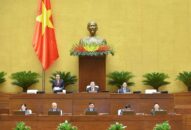 Đoàn đại biểu Quốc hội thành phố Hải Phòng thảo luận tại hội trường về kết quả thực hiện Kế hoạch phát triển kinh tế-xã hội năm 2021