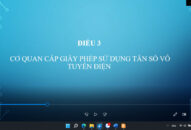 Thông tư 04/2021/TT-BTTTT hướng dẫn thủ tục cấp giấy phép sử dụng tần số vô tuyến điện   