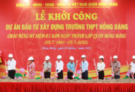 Quận Hồng Bàng: Khởi công dự án đầu tư xây dựng Trường THPT Hồng Bàng