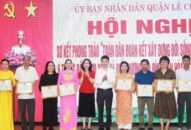 Quận Lê Chân: Biểu dương, khen thưởng 45 gia đình văn hóa tiêu biểu năm 2021