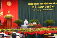 Kỳ họp thứ 6, HĐND thành phố khóa XVI, nhiệm kỳ 2021-2026 tiến hành phiên chất vấn và trả lời chất vấn