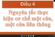 Điều 4. Nguyên tắc thực hiện cơ chế một cửa, một cửa liên thông (Nghị định số 01 về thực hiện cơ chế một cửa, một cửa liên thông trong giải quyết thủ tục hành chính)