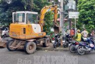 Huyện An Dương tổ chức cắm mốc quy hoạch Đình Trang Quan, thực hiện biện pháp khắc phục hậu quả công trình xây dựng vi phạm ngoài chỉ giới