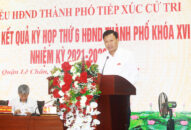 Tổ đại biểu số 4 HĐND thành phố tiếp xúc cử tri quận Lê Chân báo cáo kết quả Kỳ họp thứ 6 HĐND thành phố khoá XVI