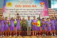 Công an quận Lê Chân: Bế mạc giải bóng đá mini lần thứ 3