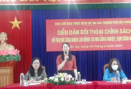 Hội nghị đối thoại các chính sách hỗ trợ nữ công nhân lao động tại khu công nghiệp, cụm công nghiệp