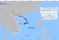 Bão số 2 suy yếu, mưa to ở Bắc Bộ
