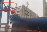 Hải Phòng: Tàu biển đâm vào cầu tàu, trụ cần cẩu cảng