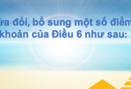 Sửa đổi, bổ sung một số điểm, khoản của Điều 6 nghị định số 15/2020/NĐ-CP ngày 03 tháng 02 năm 2020