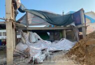 Sự cố sập giàn giáo tại Trường mầm non Hướng Dương (quận Kiến An) không có thiệt hại về người