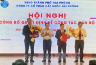 Nhân sự mới: Đồng chí Trần Văn Dương được bổ nhiệm giữ chức Tổng giám đốc Công ty CP Cấp nước Hải Phòng