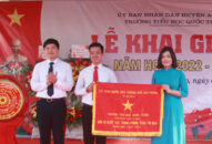 Phó Chủ tịch UBND thành phố Hoàng Minh Cường dự khai giảng năm học mới tại Trường Tiểu học Quốc Tuấn (huyện An Lão)