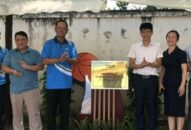 Khu công nghiệp VSIP Hải Phòng khánh thành sân bóng rổ tặng học sinh Trường THCS Lại Xuân huyện Thủy Nguyên