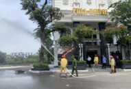 Tuyên tuyền, huấn luyện nghiệp vụ PCCC và CNCH tại cơ sở Karaoke Full House, ở phường Đông Khê (Ngô Quyền)