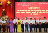 Bế giảng Lớp bồi dưỡng, cập nhật kiến thức dành cho cán bộ lãnh đạo, quản lý năm 2022 (Lớp thứ nhất)