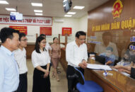 Ban Pháp chế HĐND thành phố giám sát hoạt động công chứng, chứng thực lĩnh vực dân sự tại quận Lê Chân