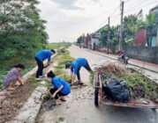 Huyện Vĩnh Bảo: Ra quân tổng vệ sinh môi trường, thu gom và xử lý được gần 70 tấn rác thải