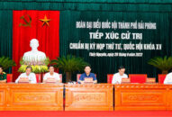 Chủ tịch Quốc hội Vương Đình Huệ và Đoàn đại biểu Quốc hội Hải Phòng tiếp xúc cử tri huyện Thủy Nguyên chuẩn bị Kỳ họp thứ Tư, Quốc hội khóa XV