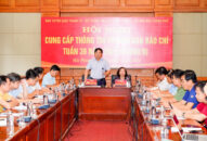 Hội nghị Giao ban báo chí định kỳ tuần 39: Thông tin tình hình kinh tế xã hội thành phố 9 tháng đầu năm 2022