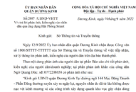 Hải Phòng Smart: Quận Dương Kinh trả lời phản ánh của công dân Ngô Quang Đức về tình trạng ngập úng trong khu dân cư Phấn Dũng