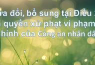 Sửa đổi, bổ sung Điều 39 nghị định số 14/2022/NĐ-CP ngày 27 tháng 01 năm 2022: Thẩm quyền xử phạt vi phạm hành chính của Công an nhân dân