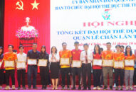 Biểu dương, khen thưởng các tập thể, cá nhân có nhiều thành tích tại Đại hội Thể dục, thể thao quận Lê Chân lần thứ IX