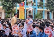Tuyên truyền, trang bị kiến thức cơ bản về lĩnh vực giao thông đường bộ cho học sinh Trường THCS Trần Phú (quận Lê Chân)