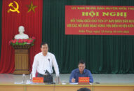 Chủ tịch UBND thành phố dự hội nghị đối thoại giữa Chủ tịch UBND huyện Kiến Thụy với các hộ dân nuôi ngao trên địa bàn huyện