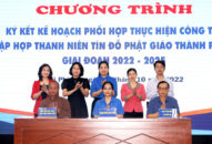 Kỷ niệm 66 năm Ngày truyền thống Hội LHTN Việt Nam và ký kết phối hợp thực hiện công tác đoàn kết, tập hợp thanh niên tín đồ Phật giáo thành phố, giai đoạn 2022-2025